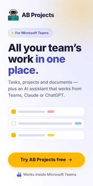 ActionBridge — Gestion de tâches pour Microsoft 365